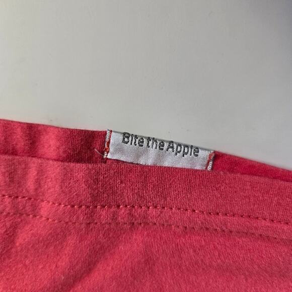 Twice Shy Floral Skull Salmon Colored Organic Fashion Tank Top size Large - Picture 6 of 12